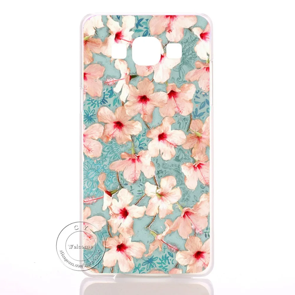 Mandala Flower Datura Floral Clear Hard Plastic Case Cover For Samsung Galaxy A3 A5 A7 A8 J1 J5 J7 2016 2017 A300 A500 A700 |