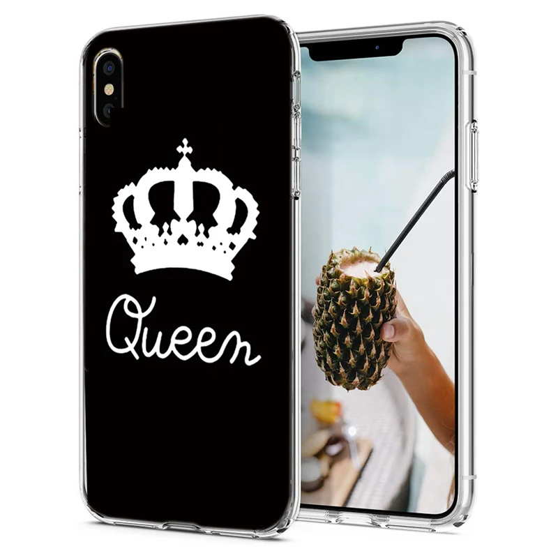 Мягкий чехол для телефона iPhone X XS XR чехлы из силикона ТПУ цветной розовый с