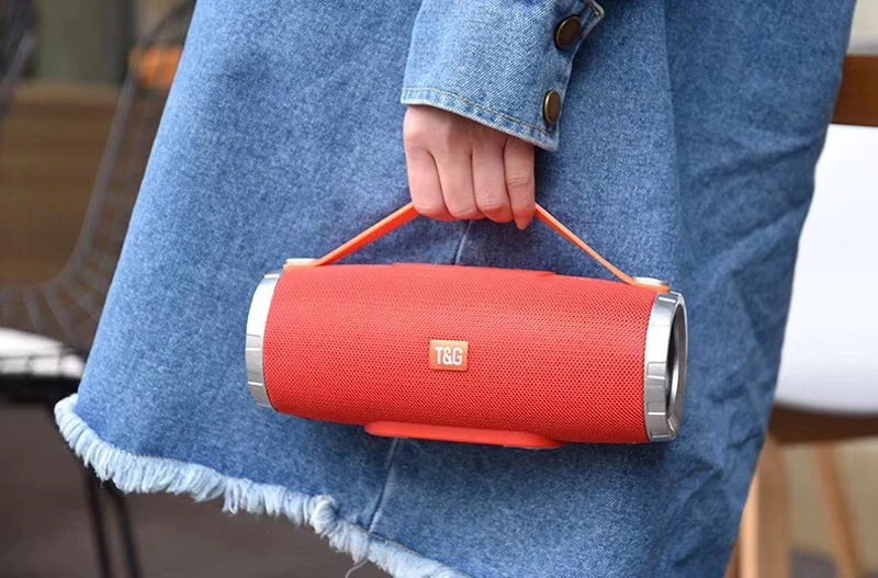 Портативный сабвуфер 10 Вт с ручкой Bluetooth Hi Fi колонка сабвуферы беспроводные