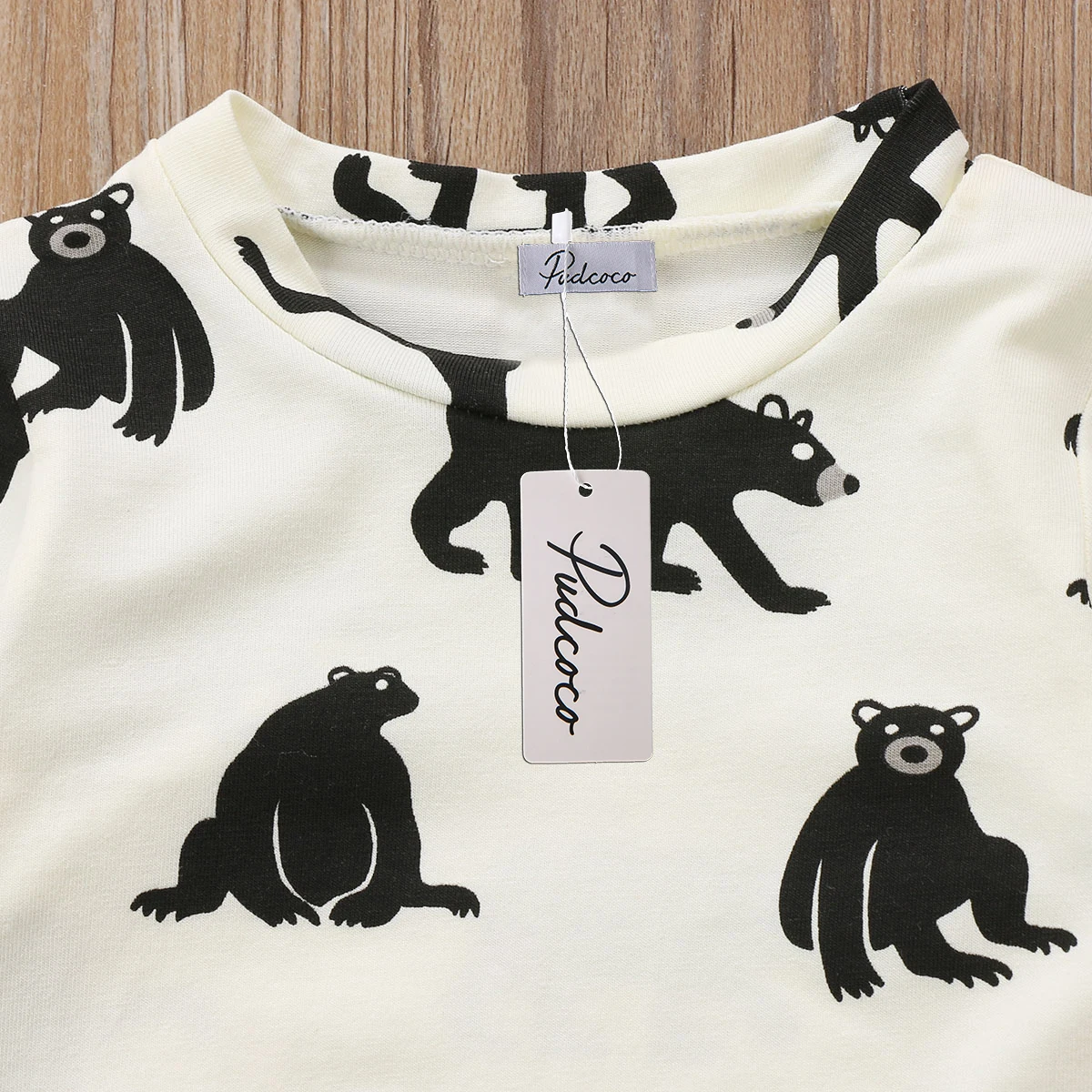 Newborn Kid Baby Boy Girl Bears Printing Romper Clothes Lucky Child Rompers Jumpsuit Outfit Set | Детская одежда и обувь
