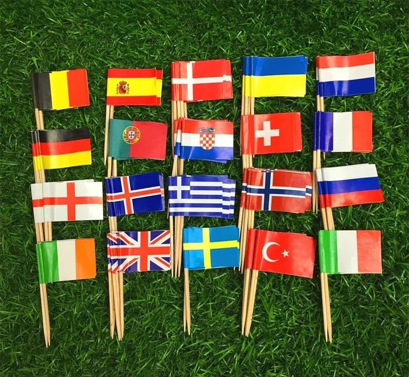 

England Toothpick Flags Paper flags Food Picks CakeToothpicks Cupcake Fruit Cocktail Sticks Decoration Toothpick Flag