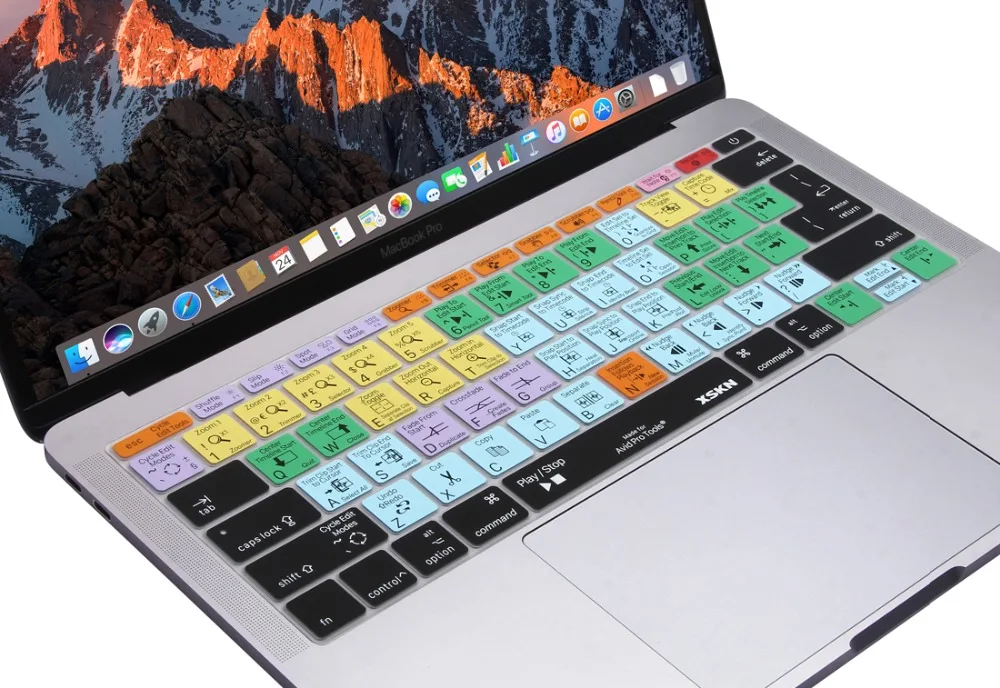 Чехол для клавиатуры XSKN Smart Skin Avid Pro Tools короткий рукав обучающий силиконовый