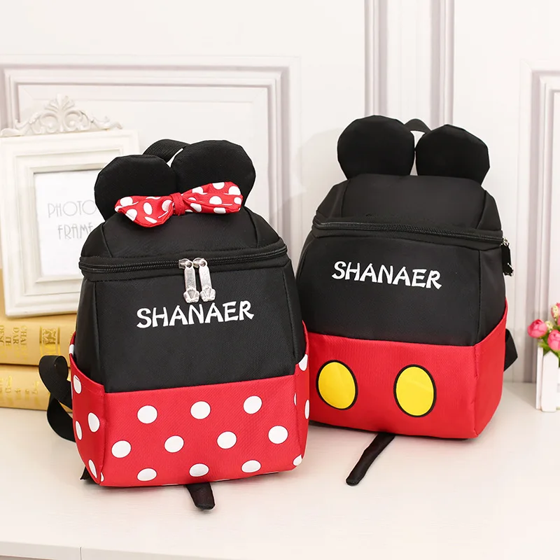 2018 Micky Minnie рюкзак большая сумка для детей от 3 до 5 лет в Kind ergarten Мужской Женский