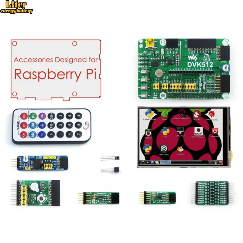 Аксессуары для Raspberry Pi 3 5-дюймовый ЖК-экран Raspberry-pi + плата расширения комплект