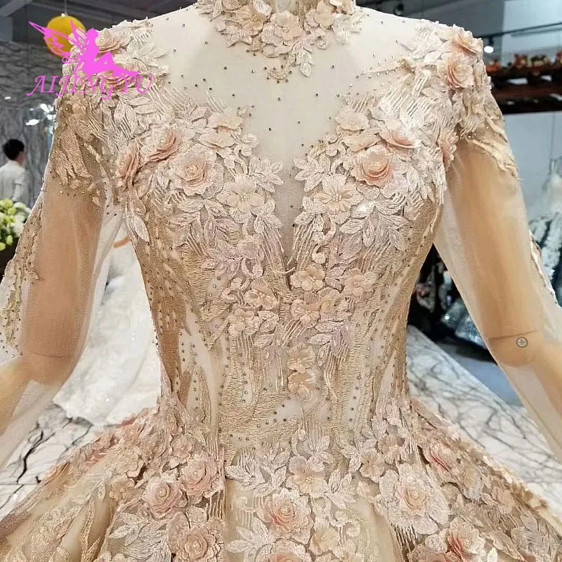 

AIJINGYU Wedding Dresses Inexpensive Gowns Near Me Tulle Modest Bridal Plus Train Imperial Informal Gown Casual Wedding Dress
