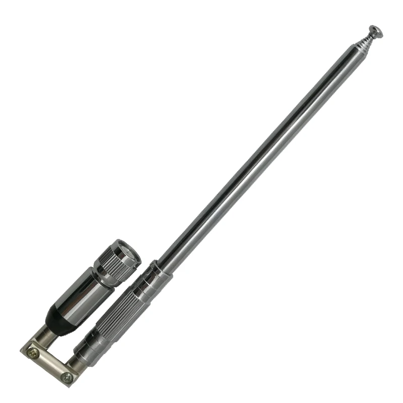 

Free Shipping Indoor collapsible vehicle fm broadcast Telescopic Antenna for Radio Transmitter TNC Port 76 to 108MHz Adjustable