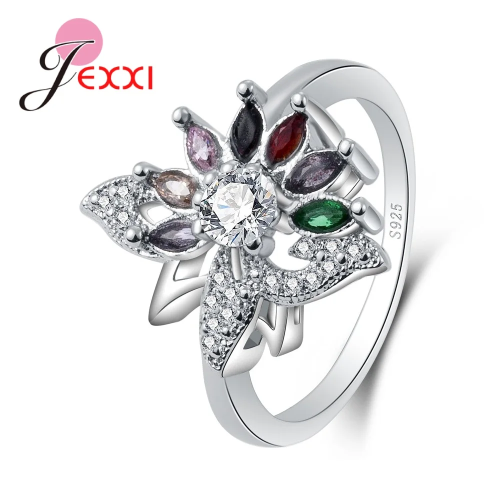 

Новое поступление, романтическое ювелирное изделие в форме цветка, высокое качество, обручальное кольцо из стерлингового серебра 925 пробы, ...