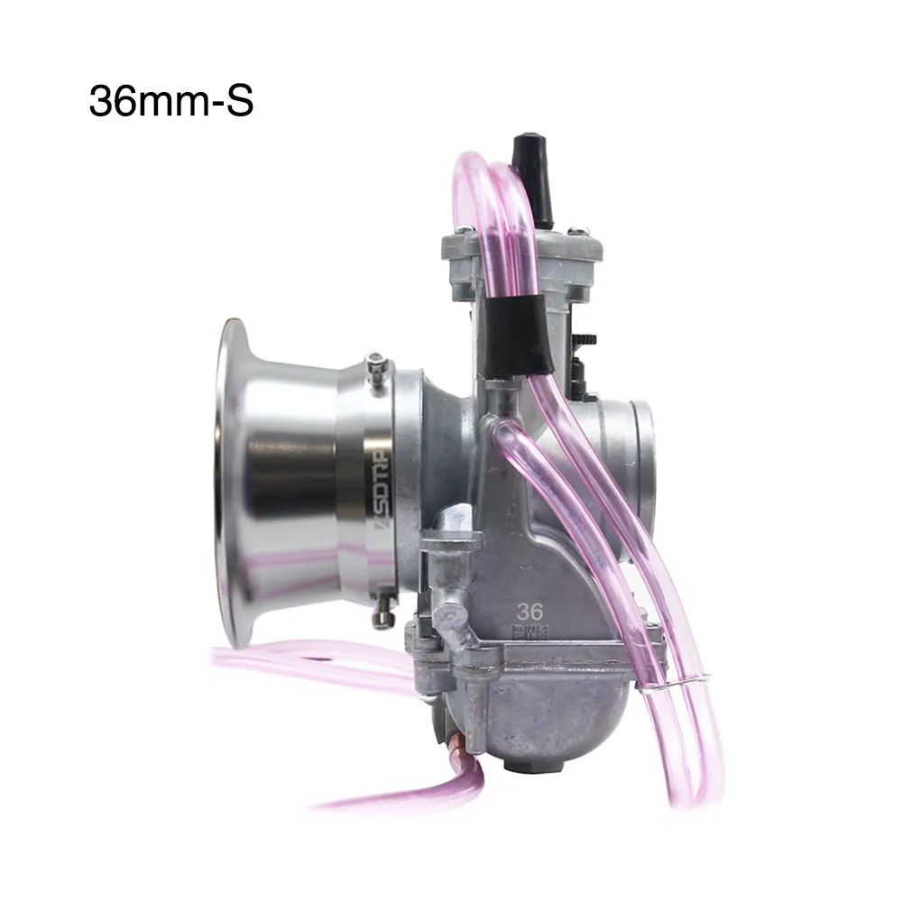 36mm-S ZSDTRP keihi 34, 36, 38, 40, 42 мм PWM мотоцикла карбюратор 2/4T двигателя самокаты с Мощность двигателя мотоцикла ATV UTV 250CC рыцарь Carb - Цвет: 36mm-S