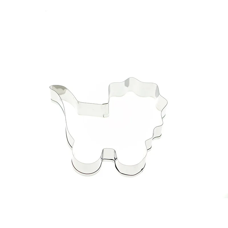 1 шт. в виде детской коляски резак для печенья из нержавеющей стали помадки форма