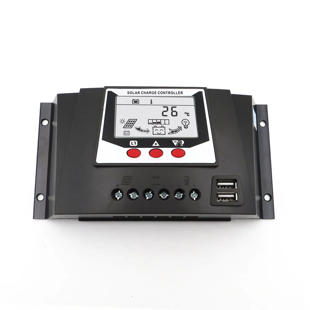 40А авто подсветка ШИМ солнечное зарядное устройство контроллер регуляторы