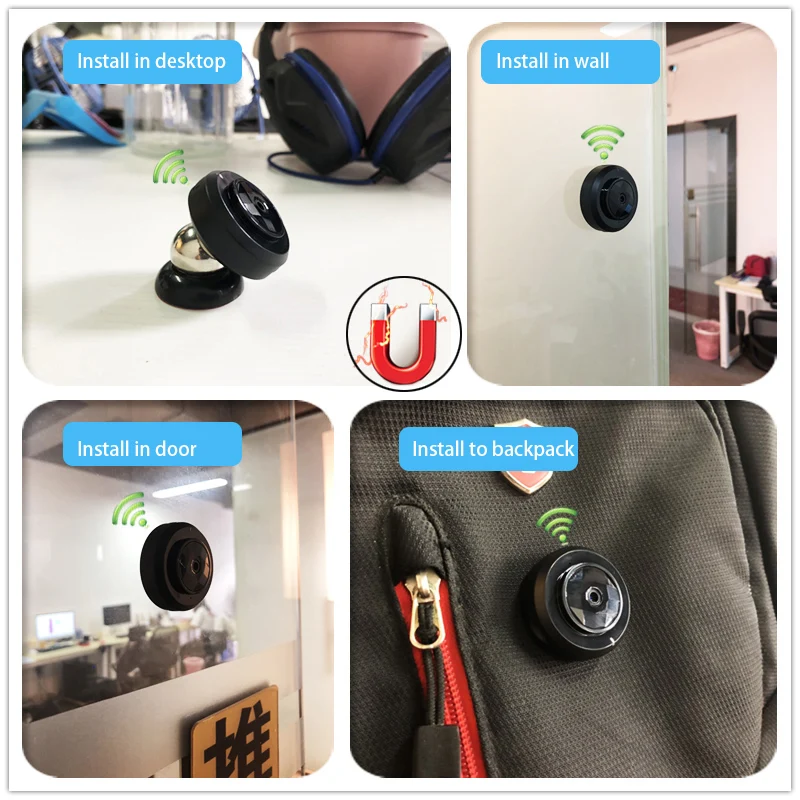 Мини камера wi fi 1080 p IP Открытый ночное видение Android беспроводной небольшой