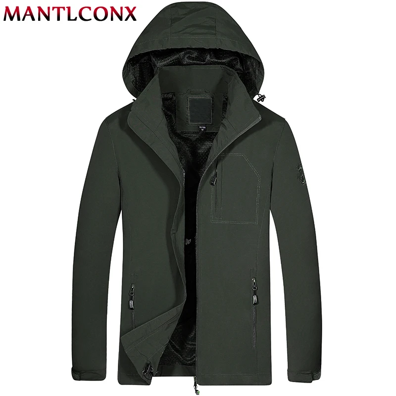 MANTLCONX плюс 6XL 7XL уличная тонкая куртка мужская повседневная куртка армейская военная куртка Мужская s летняя дышащая куртка с капюшоном мужская