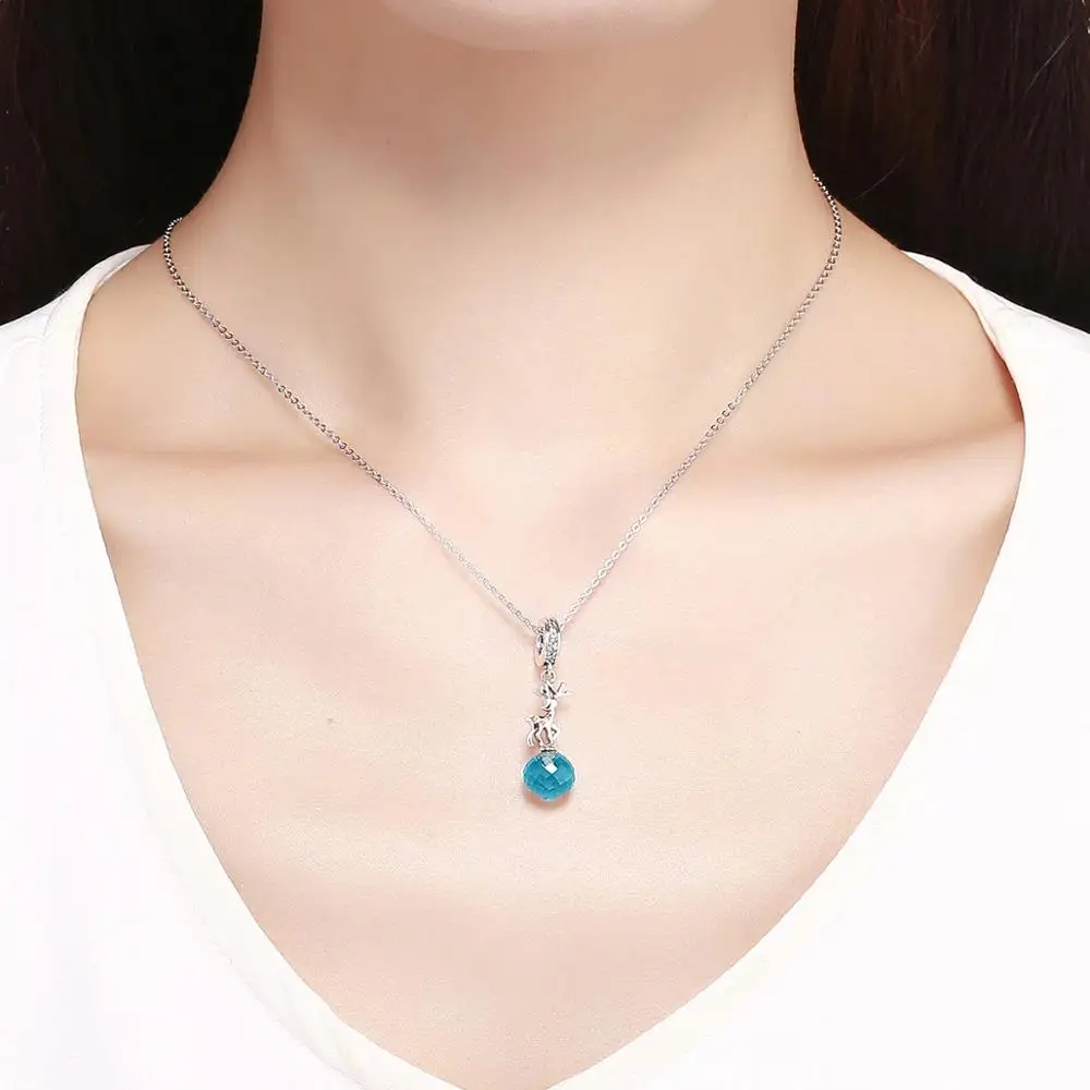 Подвеска в виде рождественского оленя из стерлингового серебра 925 пробы