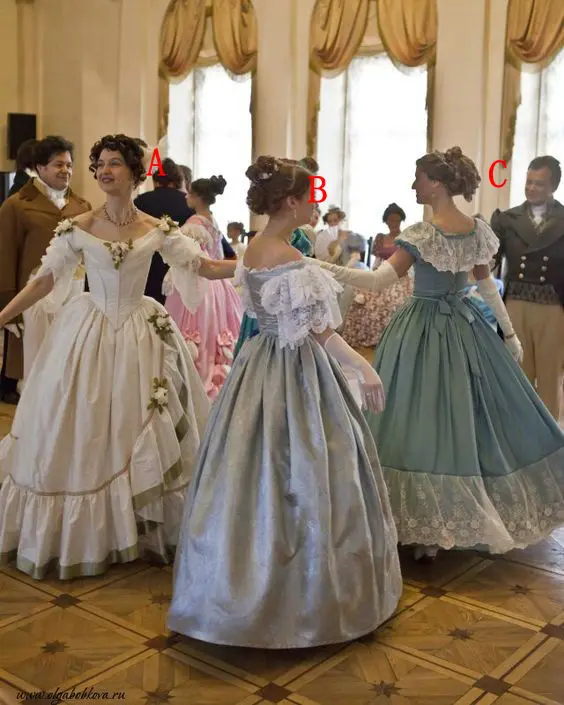 Новинка 2017 года! Платье в викторианском стиле выполненное на заказ платье времен