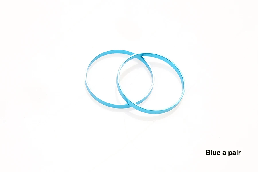 Blue a pair Удлинительное Кольцо для бильярдного кия, 4 цвета, кольцо из алюминиевого сплава, профессиональные портативные аксессуары для бильярдного кия, кольцо для бильярдного кия - Цвет: Blue a pair