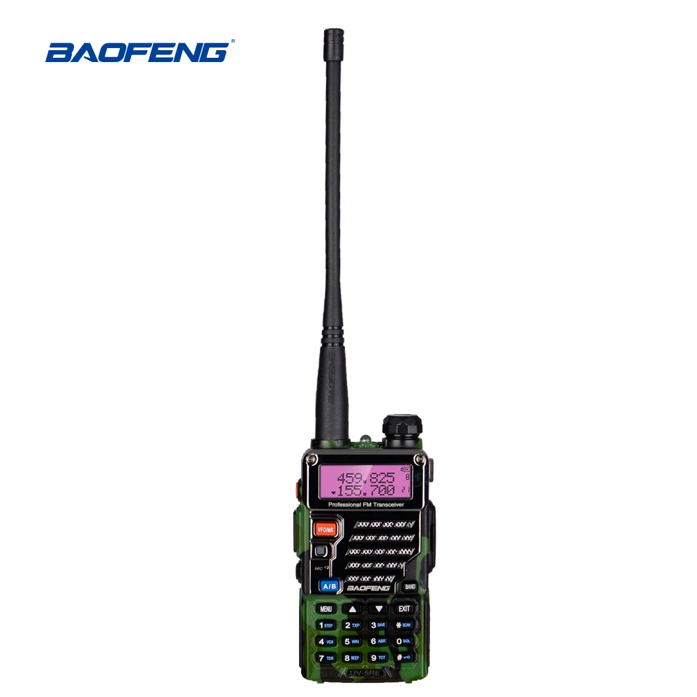 Baofeng UV-5RE для полицейской рации сканер радио двухдиапазонный Cb радиопередатчик UHF 400-520 МГц и VHF 136-174 МГц - Цвет: Камуфляж