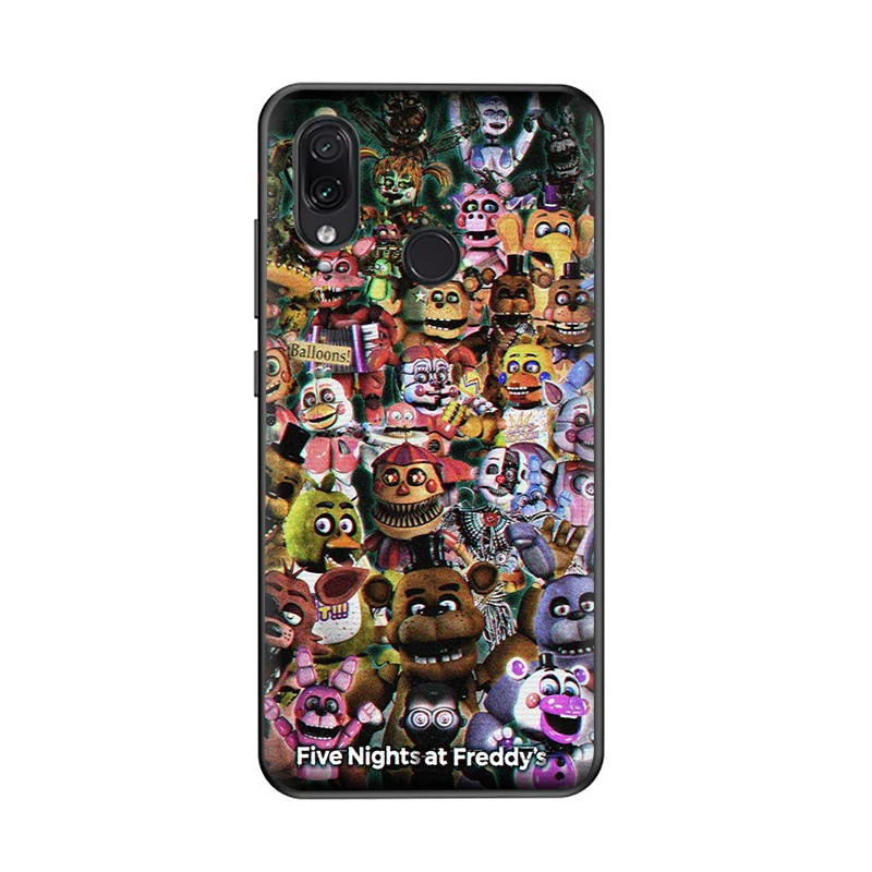 B1 Five Nights At Freddy Silicone Phone Case for Redmi 4A 4X 5 6 A Plus Pro 7 GO Note 4 4X 5 6 7 8 Pro 7A K20 Pro - Color: B1