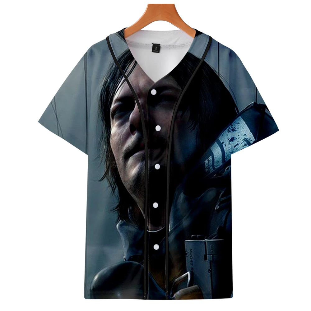 Death Stranding 3D печатных Бейсбольная Футболка женская/Мужская модная летняя футболка