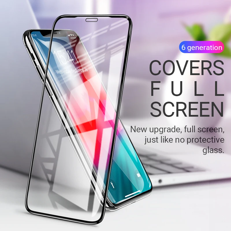 hoco закаленное стекло для iphone 11 Pro X Xr Xs max Max защитная пленка экрана на айфон защита