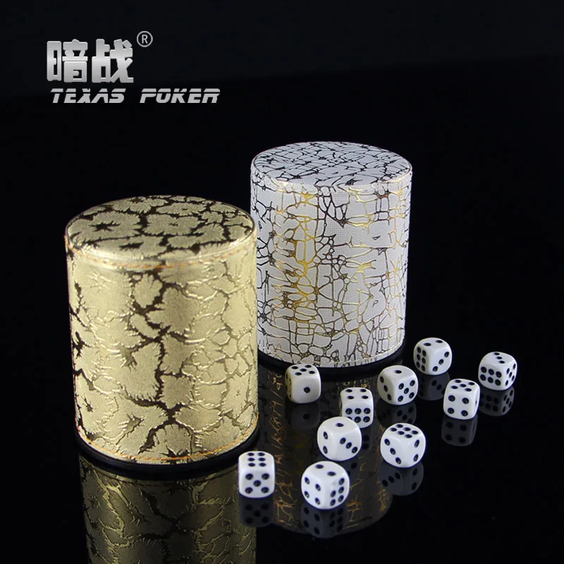 Пластиковый и искусственный кожаный стакан для игральных костей | Спорт
