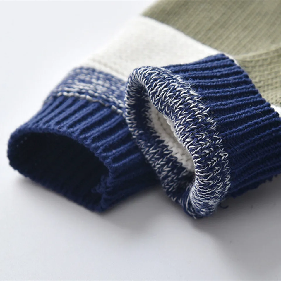 Хлопковые свитера для маленьких мальчиков пуловеры с длинными рукавами