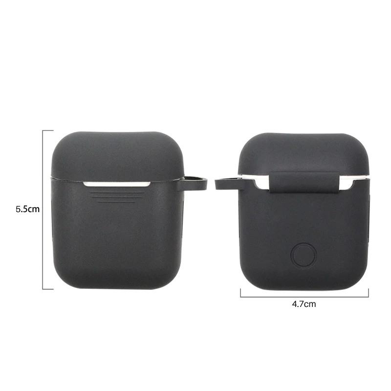 Силиконовый чехол для наушников Airpods наушники вкладыши с защитой от потери