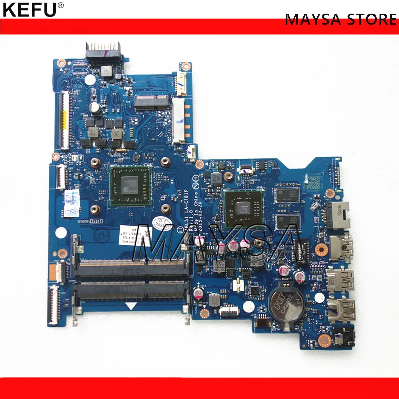 KEFU 854967-601 854967-501 LA-D711P подходит для ноутбука hp 15-BA 15-AY 15-BA021CY 255 G5 материнская плата для ноутбука полностью протестирована