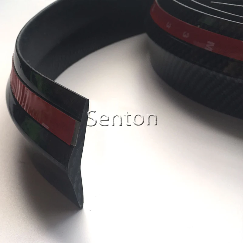 Автомобильный Стайлинг автомобильная передняя губа из углеродного волокна 2 5 м