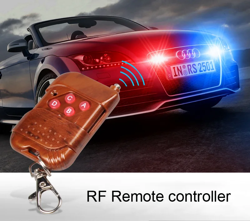 Беспроводная Автомобильная сигнальная лампа радиочастотная дистанционная