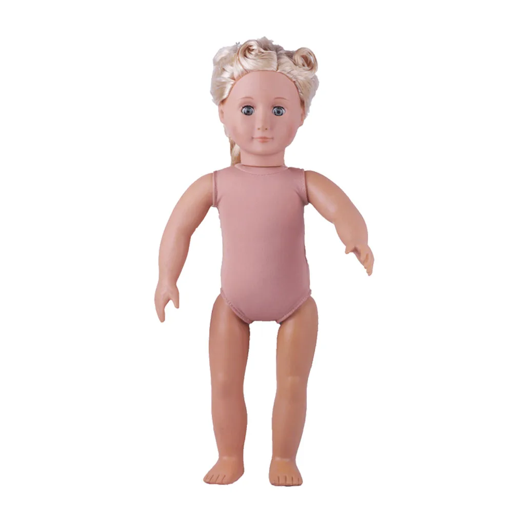 LUCKDOLL 18 дюймов блонд/каштановые волосы 45 см кукла девочка игрушки поколение