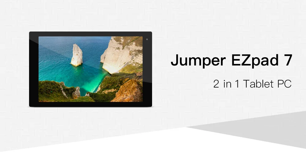 Планшетный ПК Jumper EZpad 7 2 в 1, 10,1 дюймов, 1,44 ГГц, Win 10, четырехъядерный процессор Intel Cherry Trail Z8350, 4 Гб ram, 64 ГБ eMMC rom, HDMI