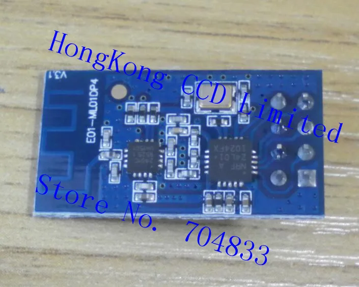 E01-ML01DP4 NRF24L01P + PA + LNA беспроводной модуль 2,4G большой радиус действия 100 мВт PCB Встроенная антенна