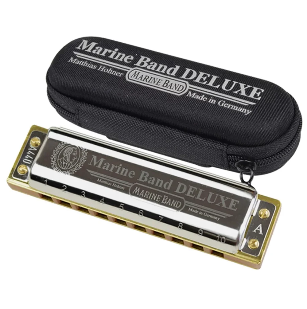 Hohner морской группы Делюкс диатонический 10 отверстий губная гармоника рот органные инструменты Ключ C блюз Арфа перламутровый гребень Музыкальные инструменты