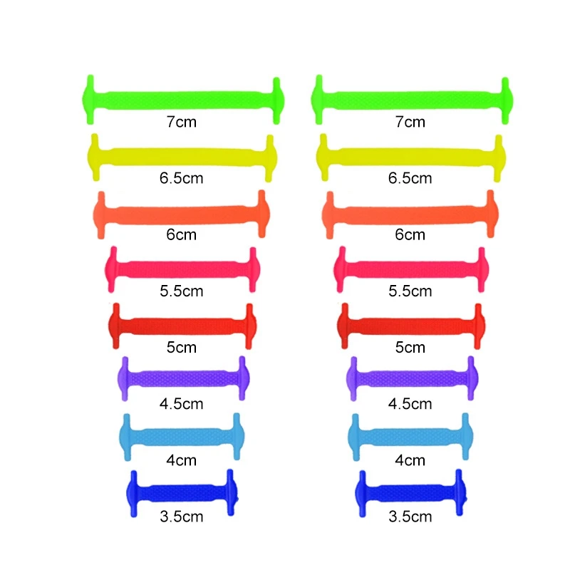 Random color mixing 16 шт. эластичные шнурки, силиконовые шнурки для обуви, без завязок, высокое качество, для детей, взрослых, резиновая обувь, кружевные уличные кроссовки, быстро ленивые шнурки - Цвет: Random color mixing