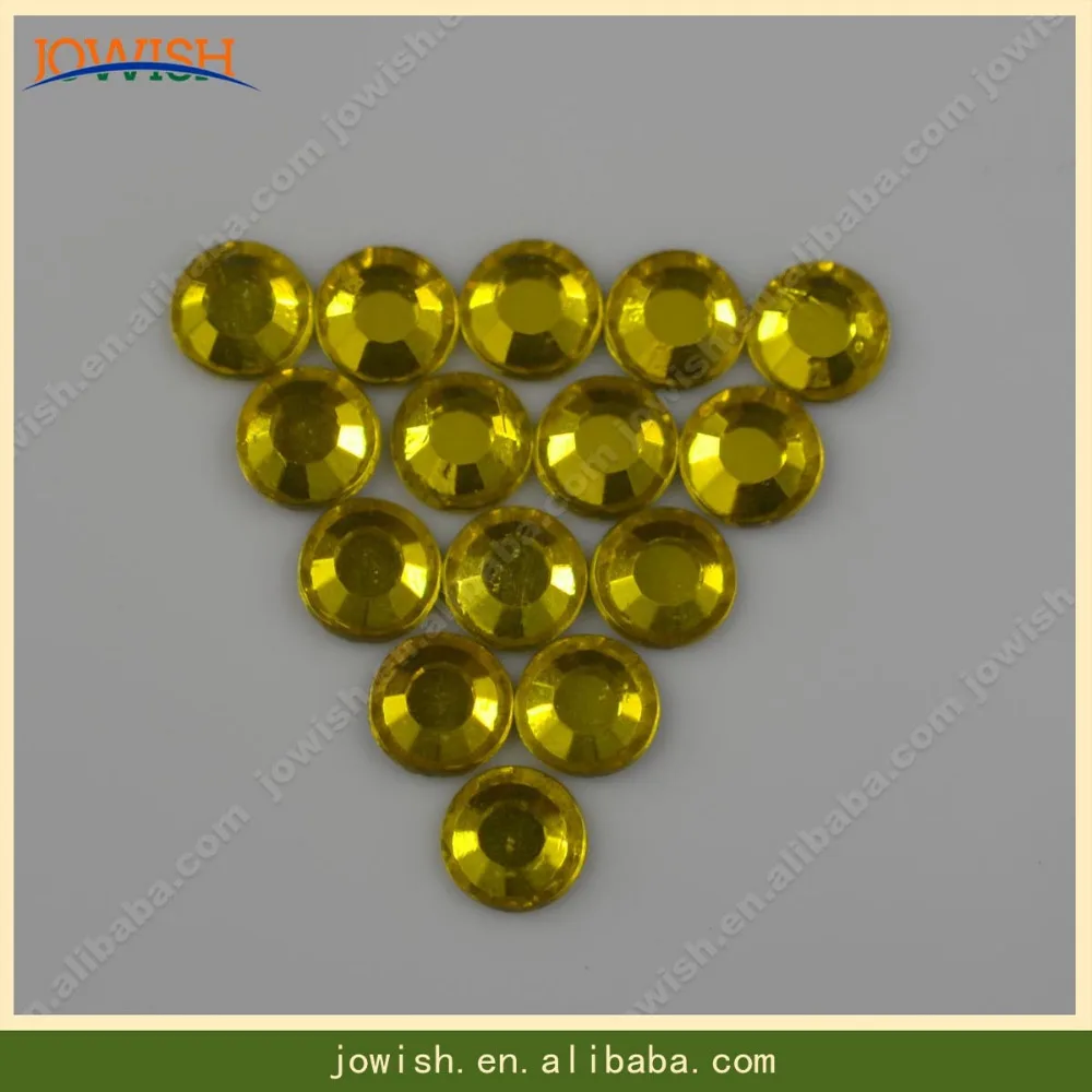 SS6 цитрин корейский камень 1000 грубой/пакет без свинца с плоской задней