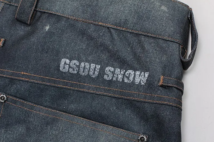 Зимние мужские горнолыжные брюки джинсы Gsou Snow, мужские лыжные брюки для сноуборда, горные лыжи штаны,горнолыжные штаны,лыжи Сноуборд Штаны деним лыжный Штаны мужские зимние штаны