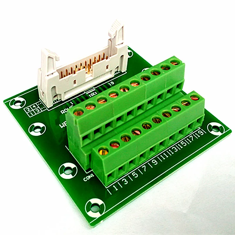 IDC20 2x10 штифтов 0 1 &quotштыревой секционный щит клеммный блок разъем.|terminal block|connector