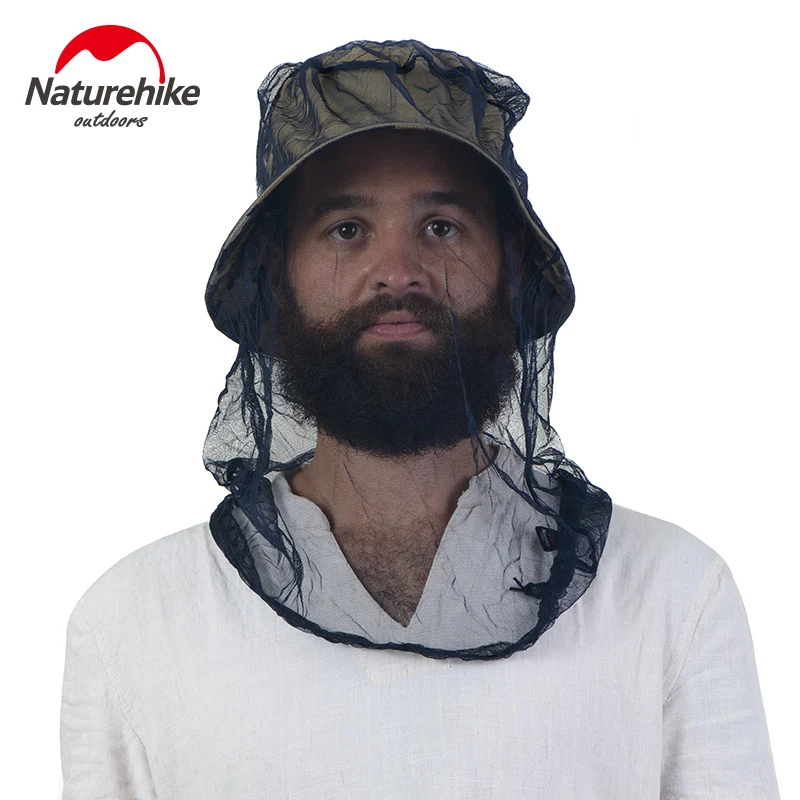 Кепка для рыбалки NatureHike Сетчатая Маска от комаров шлема насекомых спорта на