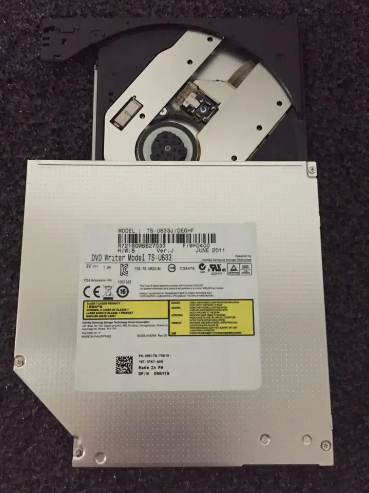 Ультратонкий последовательный DVD конфорка SATA порт для HL Samsung GU10N GU40N GU70N U633 UJ892