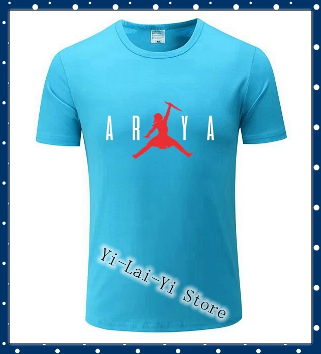 2019 Игра престолов футболка Ария Старк не сегодня Летняя мужская крутая модная