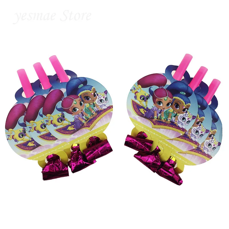 6 шт./лот блестящие воздуходувки для вечеринки в честь будущей мамы мерцающие