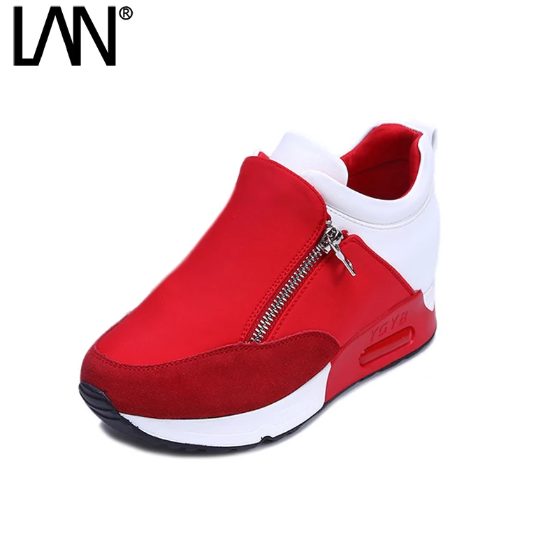 Новинка 2020 года Повседневные Дышащие женские кроссовки на плоской подошве