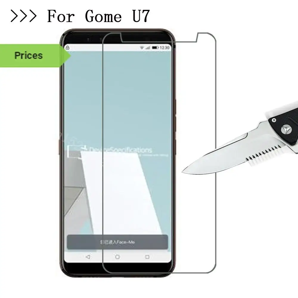 for Gome U7 Закаленное стекло для смартфона Gome K1 S7 c71 S1 U9 U7/U7 MINI Fenmmy note Взрывозащищенная защитная пленка для экрана - Цвет: for Gome U7