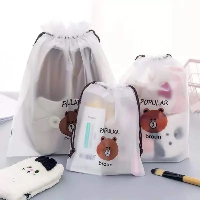 Fashion Brown Transparent Cosmetic Travel Makeup Case Women Zipper Make Up Bath Organizer Storage Pouch Culture Wash Beaut Kit transparent waterproof travel cosmetic bag women zipper makeup case men make up organizer storage pouch toiletry wash bath kit