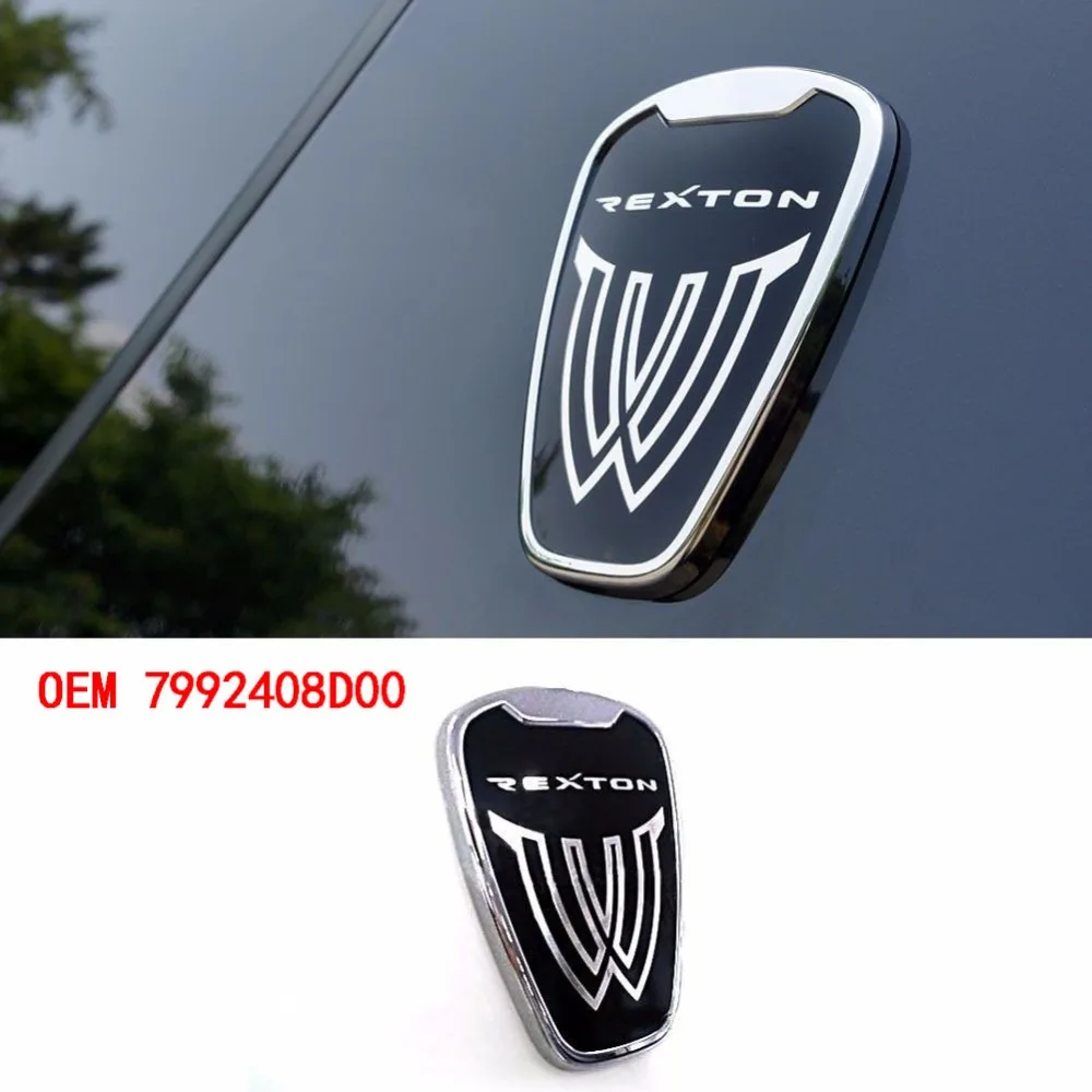 OEM 7992408D00 Rexton логотип тюнинг четверть эмблема для Ssangyong W 06 07 08 09 10 11 12 13 14 |