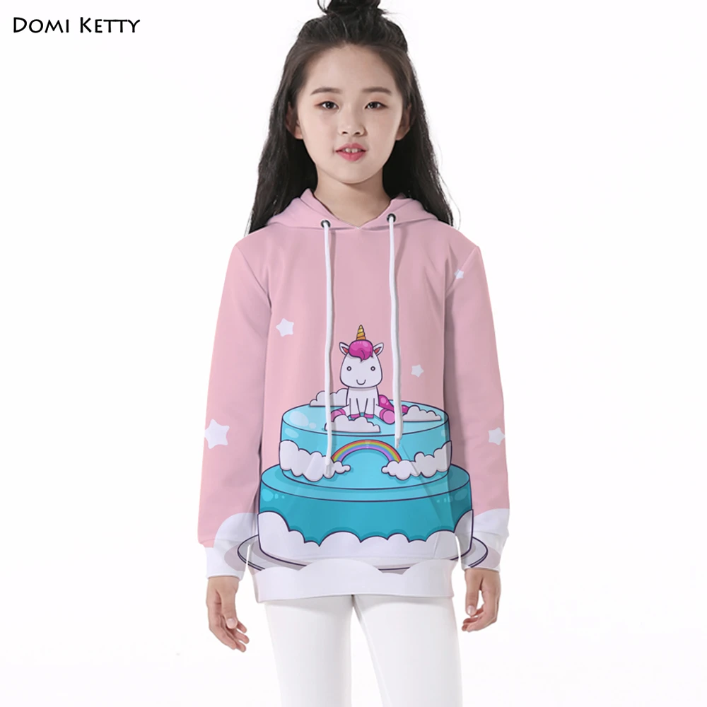 Domi Ketty/толстовки с капюшоном для мальчиков и девочек Детские повседневные