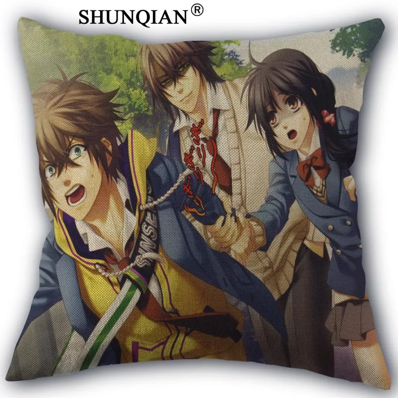 Новое поступление, Hakuouki, заказной хлопковый Чехол на подушку с застежкой-молнией, на заказ, Чехол на подушку, больше размеров, на заказ, Ваш образ, подарок - Цвет: Pillowcase