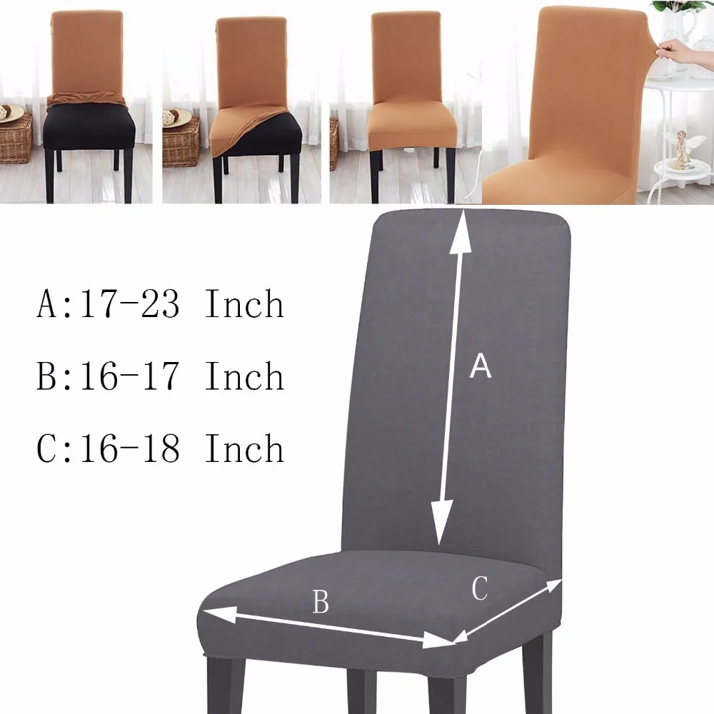 Однотонный чехол для кресла спандекс растягивающийся эластичный Свадебный