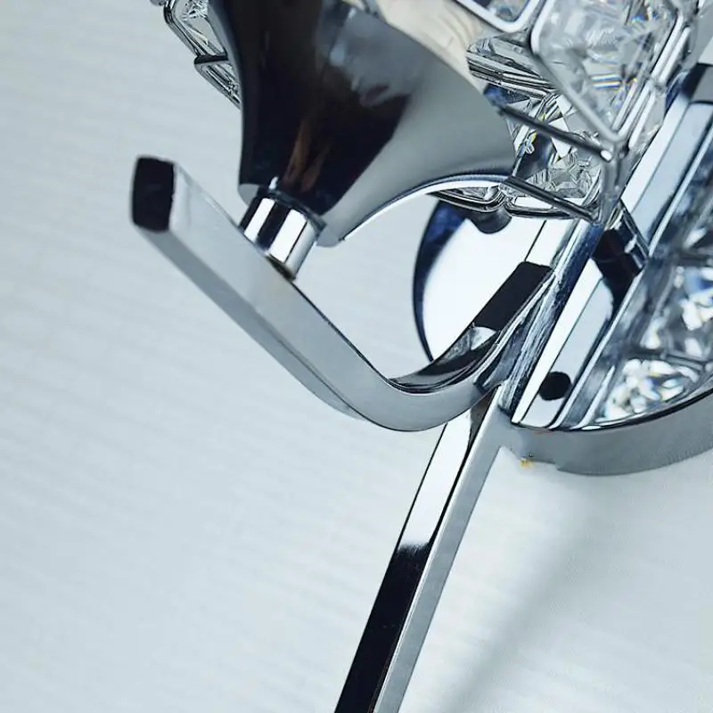 Современный хрустальный настенный светильник K9 роскошный с лампочками для