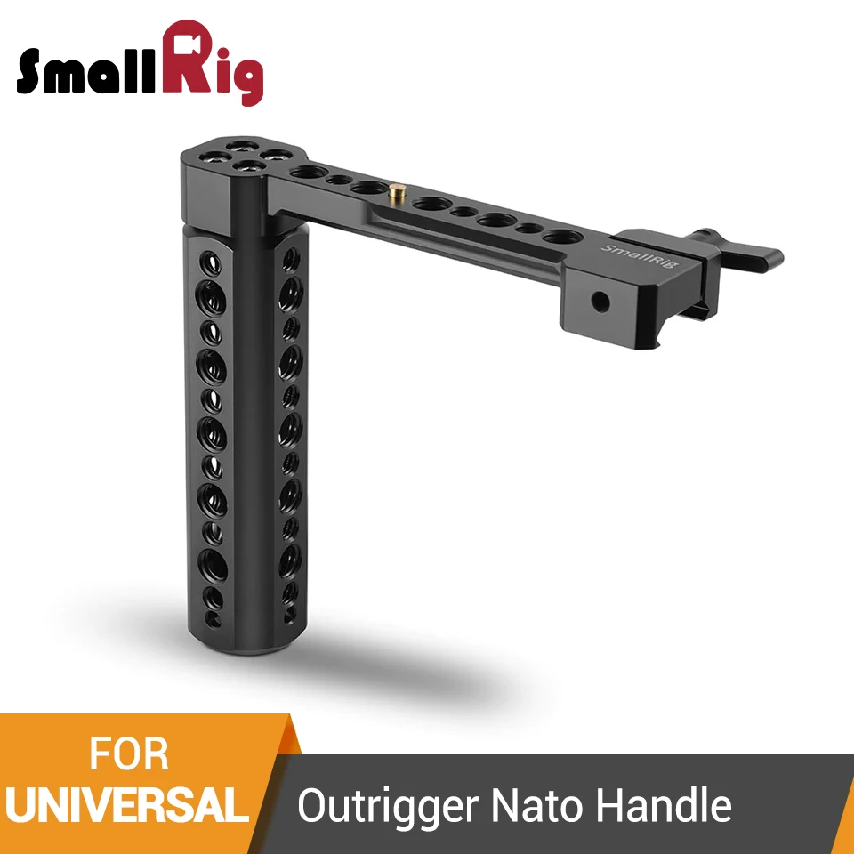 SmallRig Outrigger Nato ручка с 1/" и 3/8" резьбовыми отверстиями для универсальной камеры клетка/монитор/Magic Arm-1534